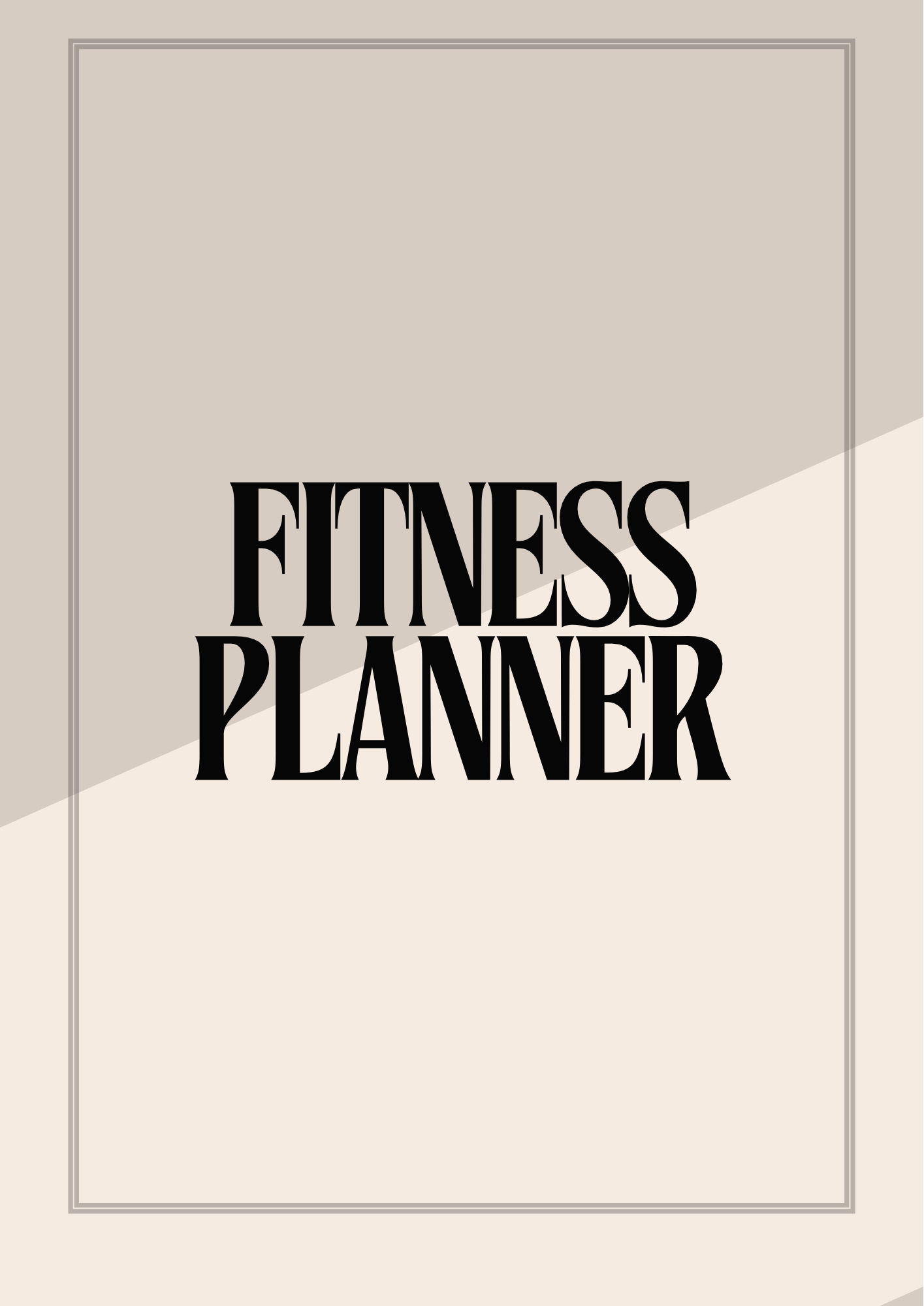 Fitness Digital Planner