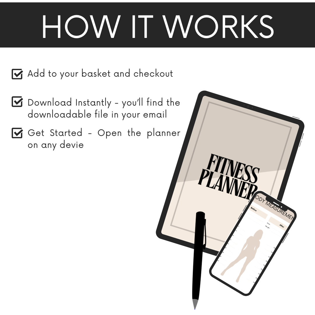 Fitness Digital Planner