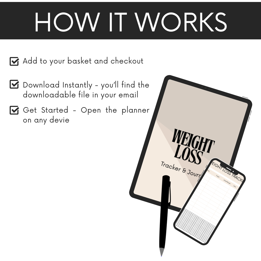 Weight Loss Tracker & Planner