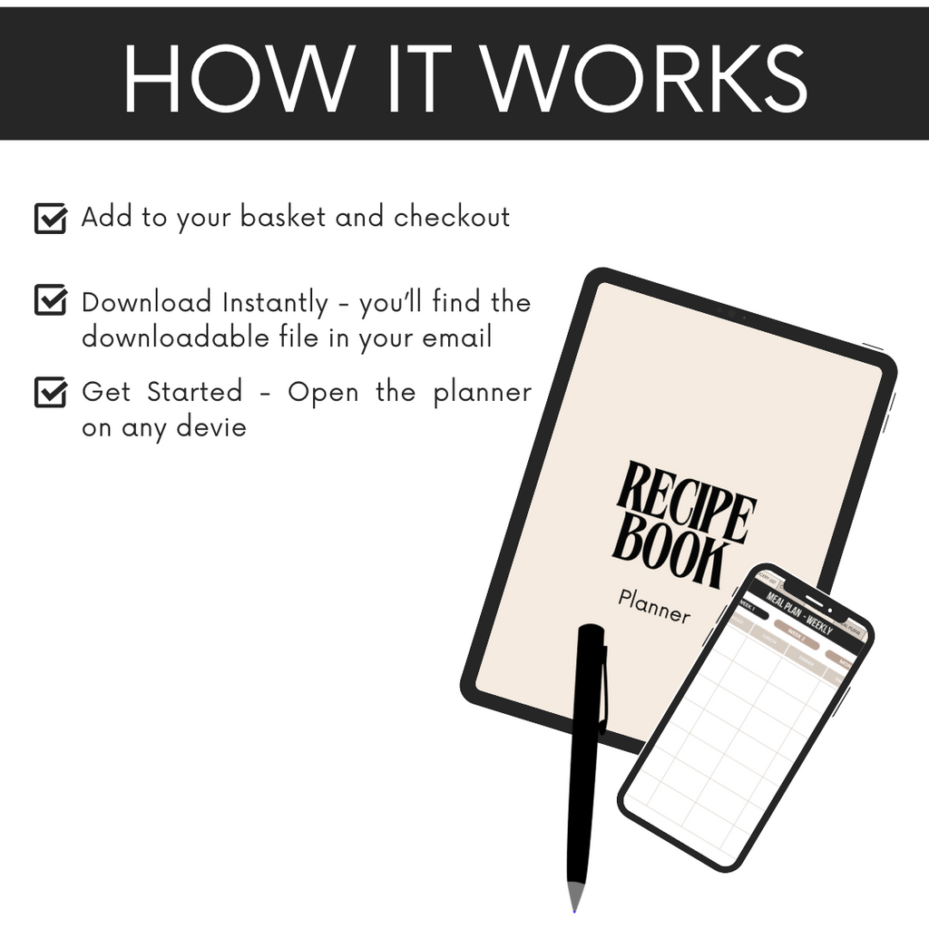 Recipe Book Planner