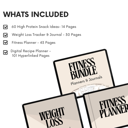 Fitness Bundle Planners & Journals