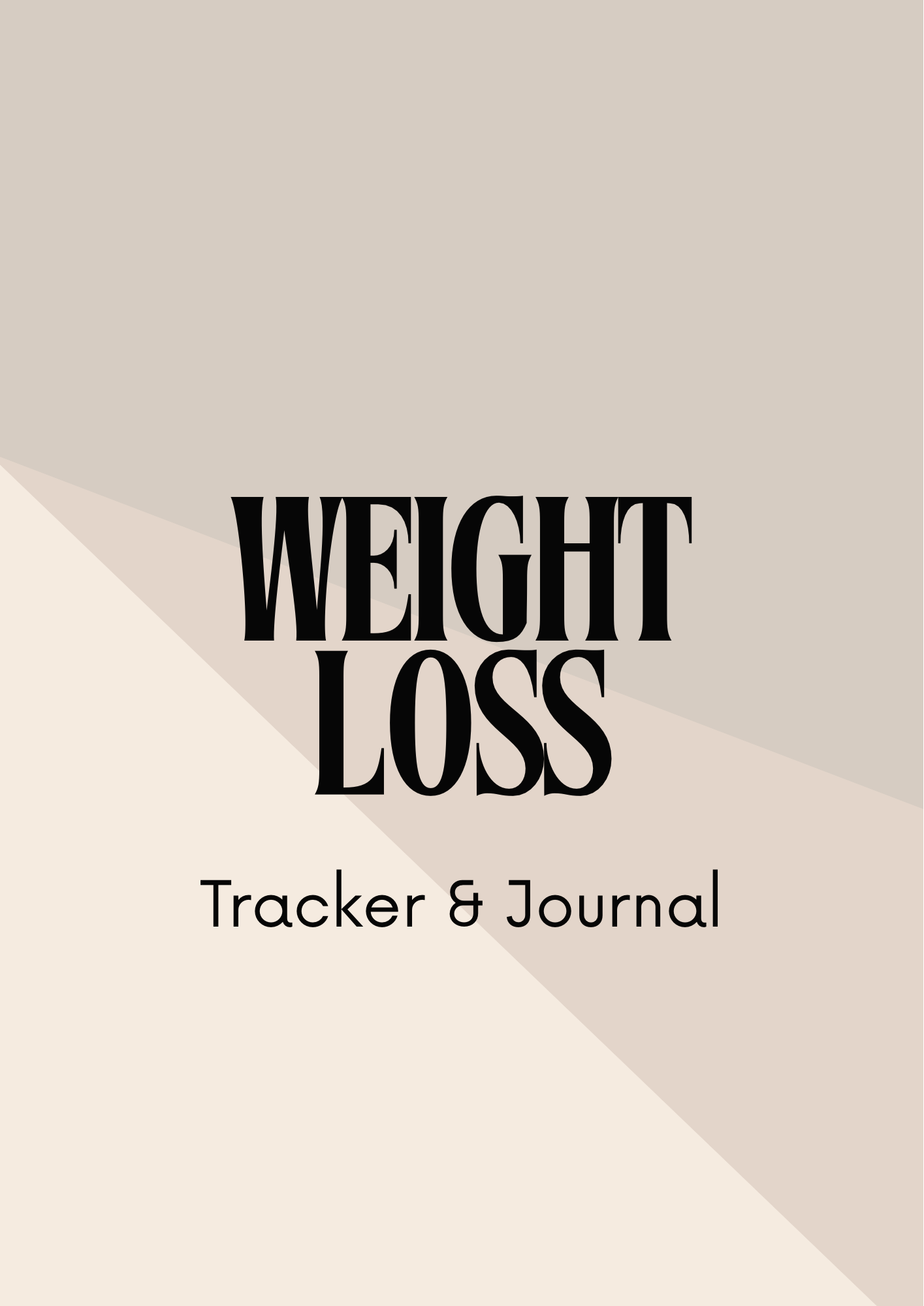 Weight Loss Tracker & Planner